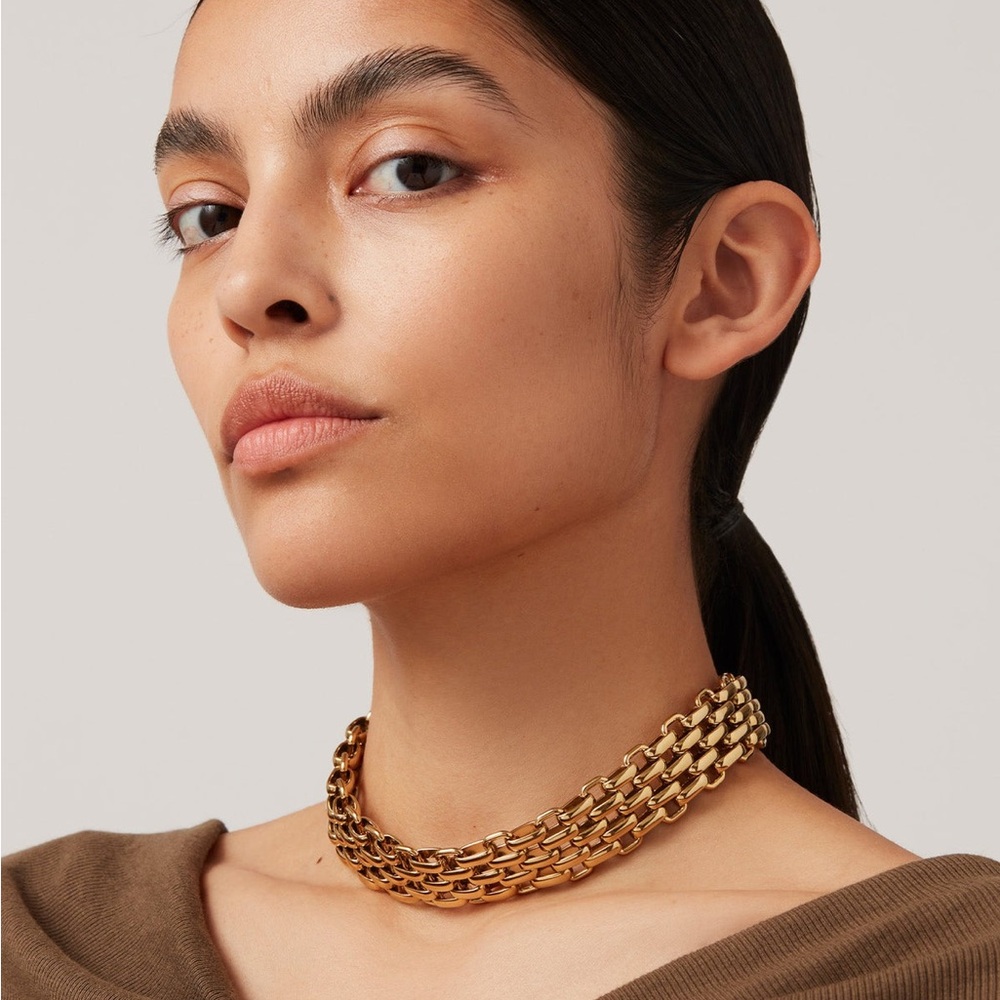 Jenny Bird Gold Penelope Choker